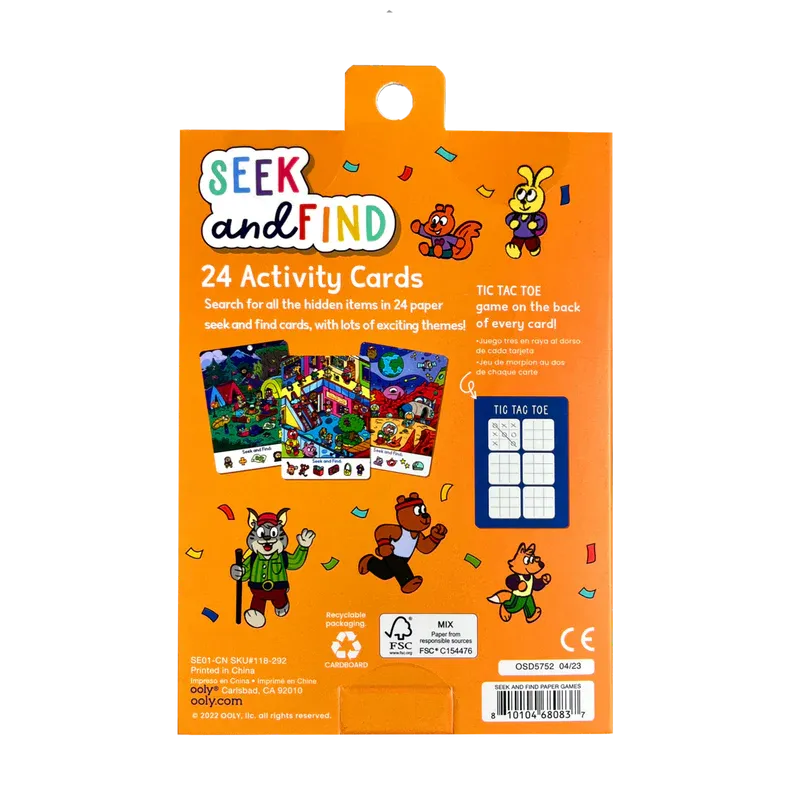 Ooly Seek and Find Activity Cards