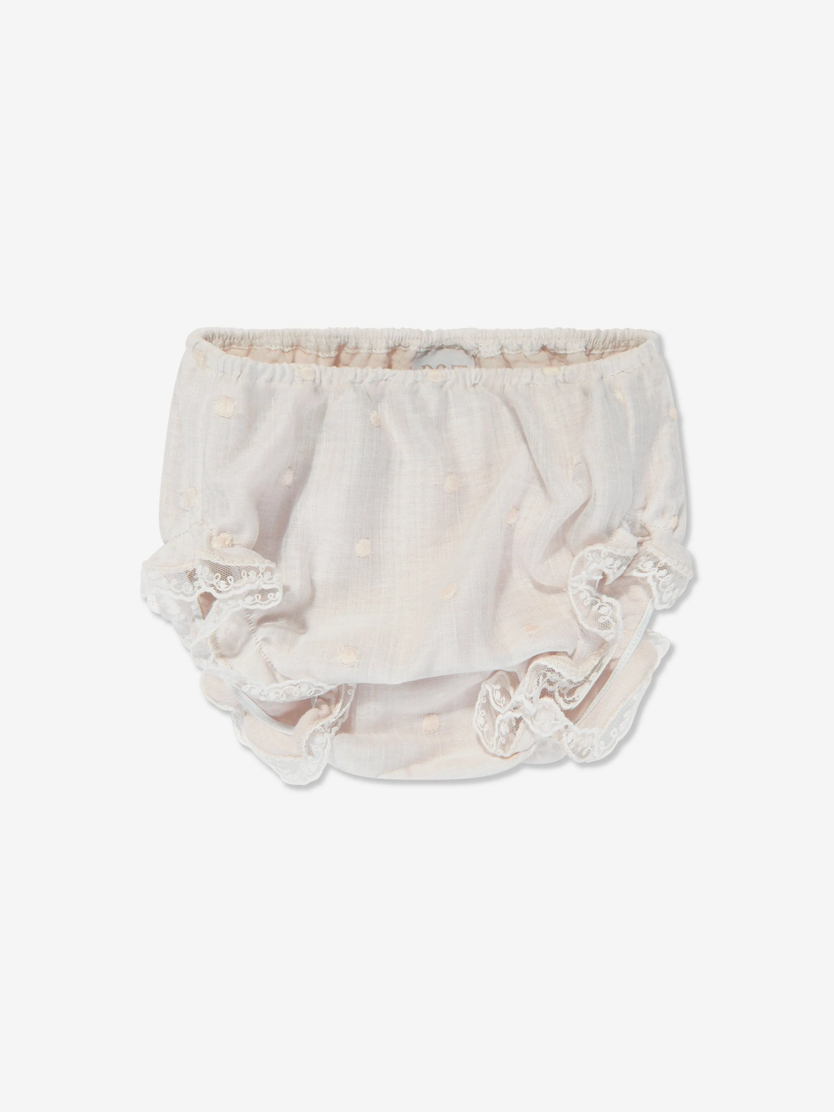 Paz Rodriguez Baby Girls Dress With Bloomers in Ivory