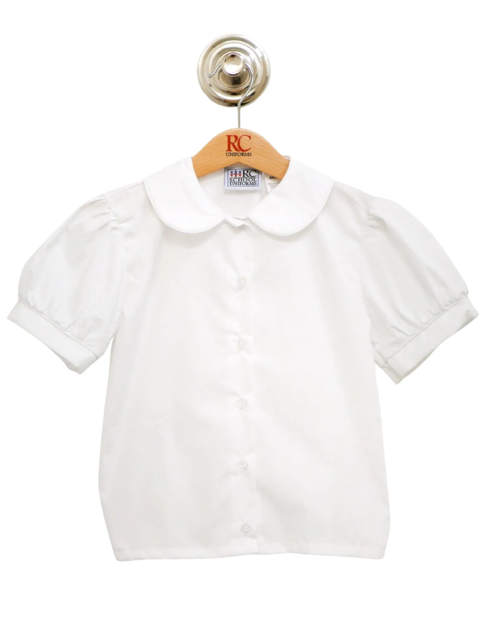 Puff Sleeve Peter Pan Blouse