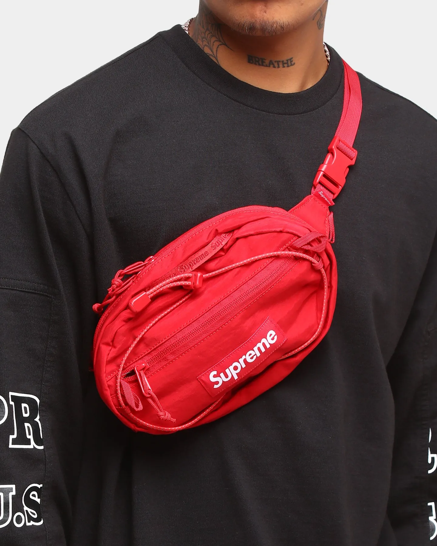 Supreme Waist Bag Dark Red
