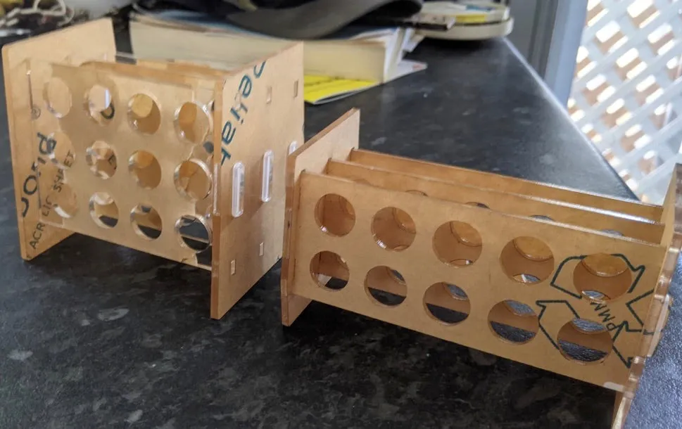Test Tube Racks DIY