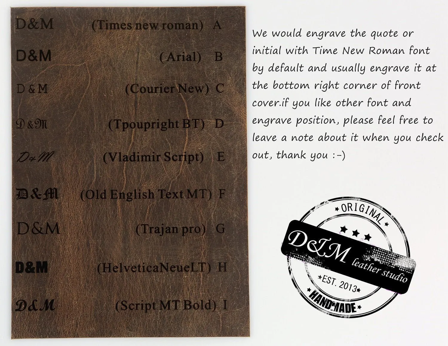 Vegetable tanned leather family 4 passport holder case organizer