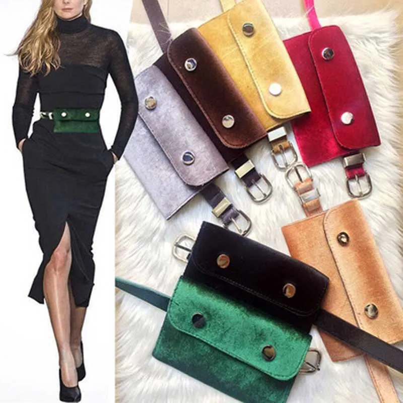 Velvet Waist Bag