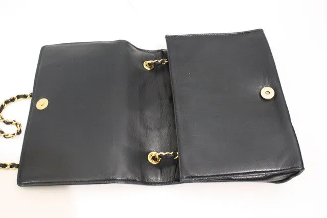 Vintage CHANEL Navy Flap Bag