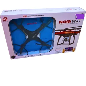 W4HW WiFi Drone – 6-Channel Remote Control Quad Copter with HD Camera & Real-Time Video Transmission