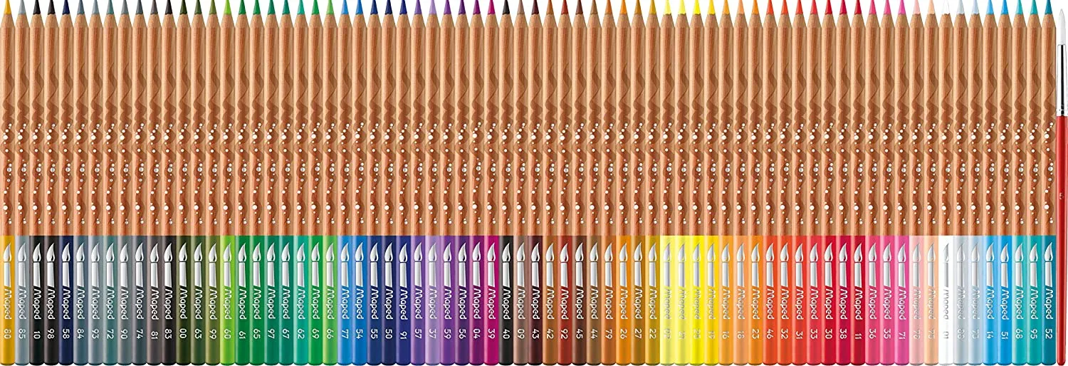 Water Colour Pencils Artist metal - (Pack of 72)